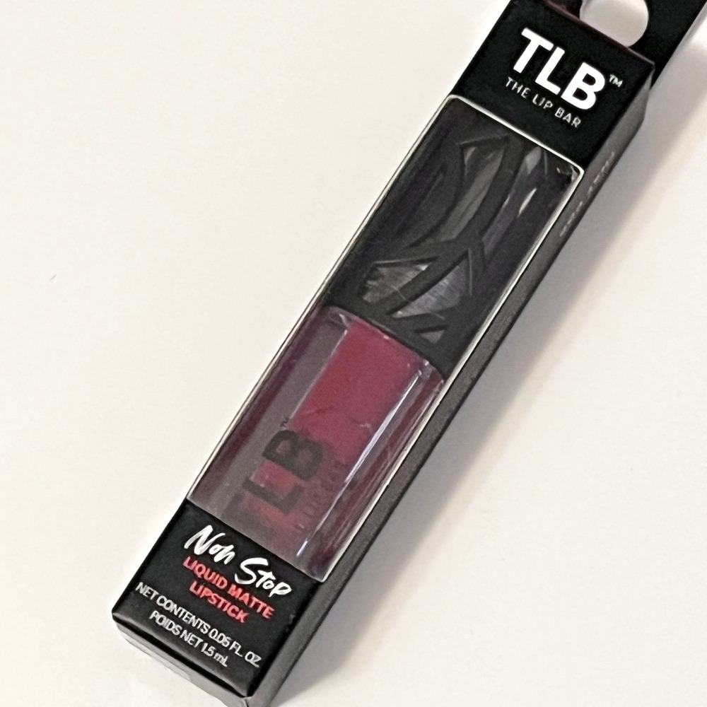 TLB The Lip Bar Non-Stop Liquid Matte Lipstick 1.5mL Bawse Lady New Red Vegan